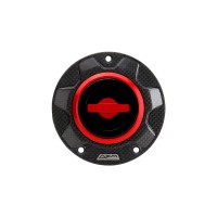 AEM FACTORY - 'CARBON GEAR' GAS CAP WITH QUICK RELEASE ACTION FOR DUCATI and MV Agusta AEM FACTORY - 'CARBON GEAR' GAS CAP WITH QUICK RELEASE ACTION FOR DUCATI and MV Agusta